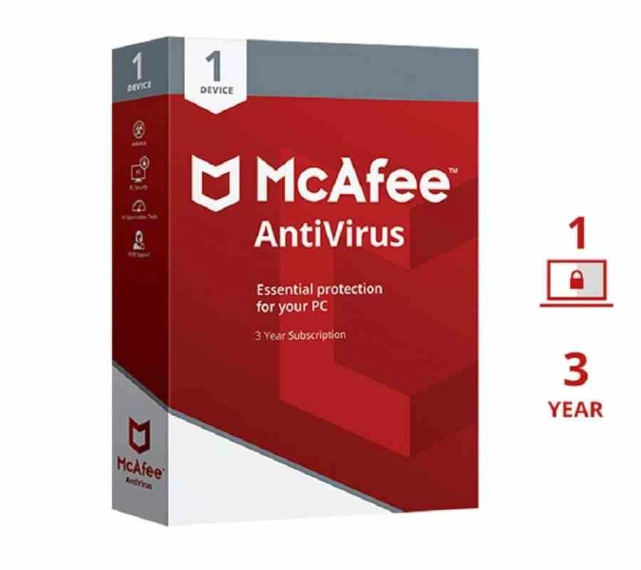 McAfee Pro Antivirus - 1 Device 3 Years